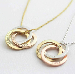 Personalized Geo Necklace